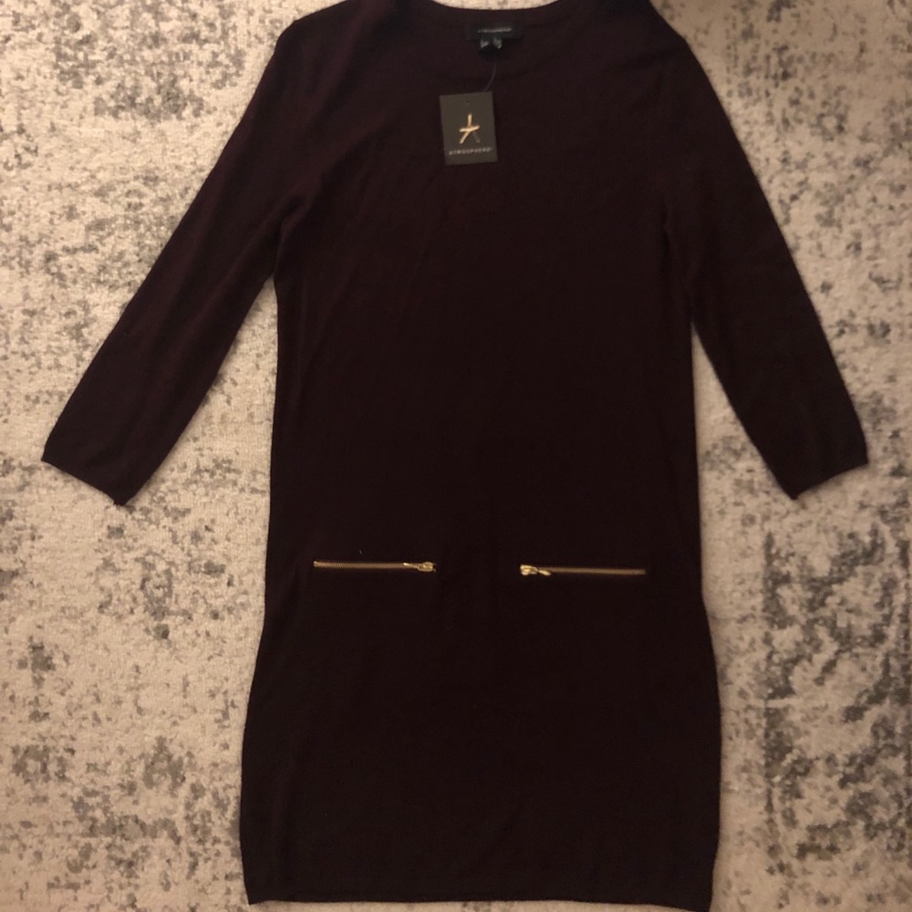 Brand new maroon sweater dress